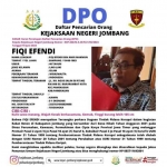 Fiqi Efendi, tersangka korupsi rabat beton di Jombang yang ditetapkan sebagai DPO.
