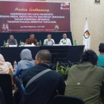Media gathering menyambut Pilkada Serentak 2024 yang digelar KPU Kota Mojokerto.