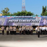 Apel gelar pasukan Operasi Patuh Semeru 2024 di Mapolres Tuban. Foto: Ist.