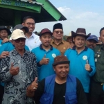 Wakil Menteri Pertanian, Sudaryono, saat kunjungan kerja di Dusun Babaan, Desa Ngenep, Kecamatan Karangploso, Kabupaten Malang.
