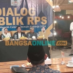 Dialog Publik RPS yang dihadiri tiga Bacawabup Sidoarjo, Minggu (9/6/2024). Foto: MUSTAIN/ BANGSAONLINE.com.