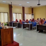 Sosialisasi BPJS Kesehatan soal program JKN di Kecamatan Trowulan, Kabupaten Mojokerto.