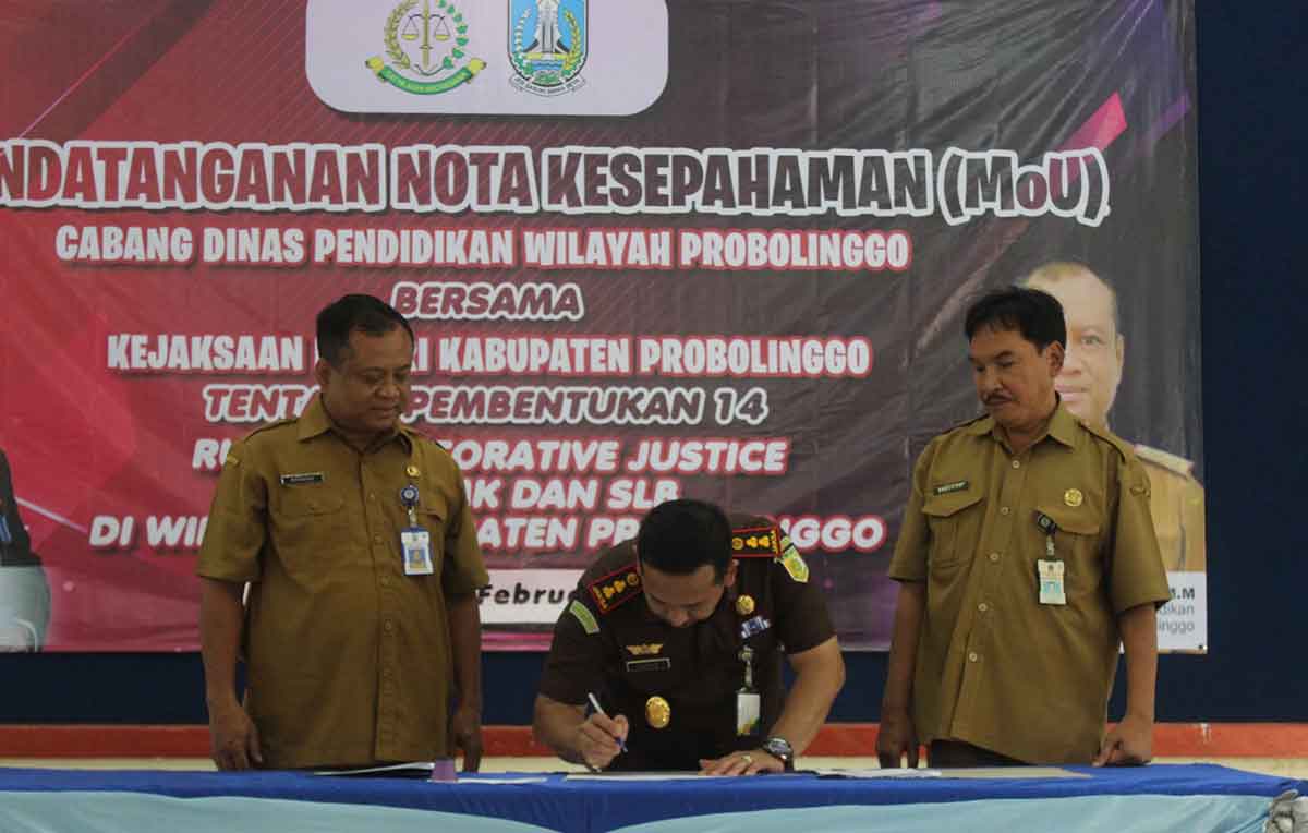 Kejari Kabupaten Probolinggo Launching Rumah Rukun Di Sekolah