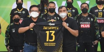 Songsong Proliga 2022, Petrokimia Gresik Launching Tim Bola Voli Putri Baru