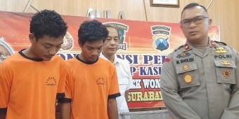 Kakak Beradik Ditangkap Polisi Usai Bobol Toko Susu di Wonocolo Surabaya