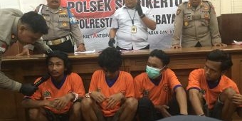 4 dari 7 Pembobol Gudang di Sidotopo Kidul Surabaya Ditangkap Polisi