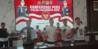 Polres Mojokerto Kota Ungkap Kasus Judi Online