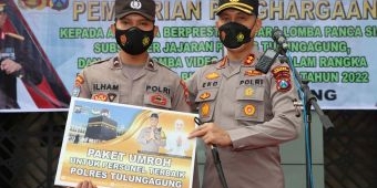 Kapolres Tulungagung Beri Hadiah Umroh untuk Personel Berprestasi