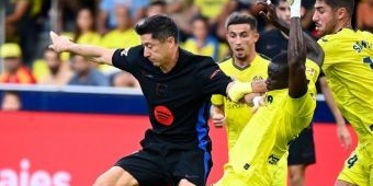 Barcelona Tekuk Villarreal 5-1, Lewandowski dan Raphinha Dongkrak Barca ke Puncak Klasemen