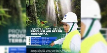 Jatim Produksi Air Bersih Tertinggi se-Indonesia, Gubernur Khofifah Harapkan Peningkatan Layanan