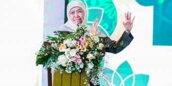 Khofifah Ajak Nahdliyin Implementasikan Qanun Asasi NU saat Harlah Muslimat ke-78 di Kota Batu