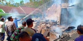 Warung di Tegalombo Pacitan Ludes Terbakar, Satu Warga Alami Luka Bakar Ringan
