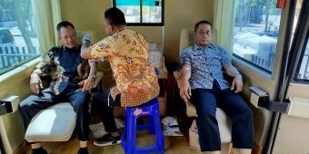 Peringati Hantaru Ke-64, BPN Jombang Gelar Donor Darah