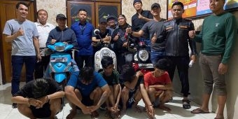 7 dari 8 Pelaku Begal di Ngagel Surabaya Diamankan Polisi, Satu Penadah masih DPO