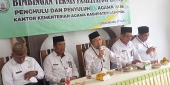 Penghulu dan Penyuluh Agama di Lamongan Ikuti Bimtek Fasilitator Bimbingan Perkawinan