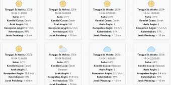 Cuaca Jember Hari ini Jumat, 4 Oktober 2024: Diperkirakan Cerah dengan Suhu 23-32 derajat celcius