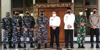 Sambut Komandan Lantamal V, Bupati Hendy: Kami Sangat Bangga TNI Peduli Masyarakat