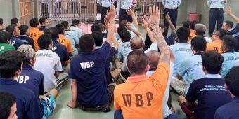 WBP Lapas Narkotika Kelas IIA Pamekasan Ikuti Sosialisasi SPPN
