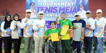 Turnamen Tenis Meja 2023 Dibuka, Wakil Wali Kota Pasuruan Berharap Jadi Seleksi Altet Berprestasi