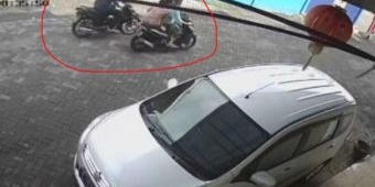 Aksi Penjambret di Probolinggo Terekam CCTV, Incar Emak-emak