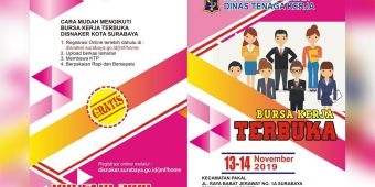 Kembali Gelar Bursa Kerja, Pemkot Surabaya Sediakan 551 Lowongan Pekerjaan