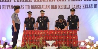 2 Kepala UPT Pemasyarakatan Korwil Madura Resmi Berganti