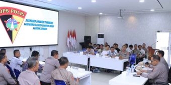 Jelang Operasi Sikat Semeru 2023, Polres Ngawi Persiapkan 80 Personelnya