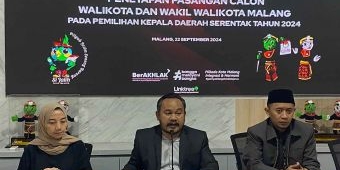 KPU Kota Malang Tetapkan 3 Pasangan Calon di Pilkada 2024, Kasus Abah Anton Dianggap Klir