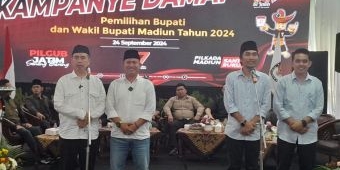 Dua Paslon Peserta Pilbup Madiun 2024 Deklarasi Kampanye Damai