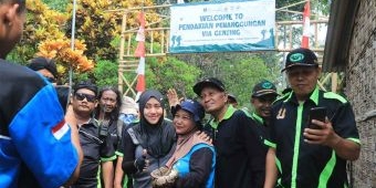 Buka Rute Genting, Bupati Mojokerto Lepas Keberangkatan 1.000 Pendaki Penanggulangan