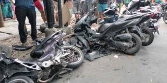 Polisi Kantongi Identitas Sopir Ambulans Penabrak 5 Motor di Surabaya