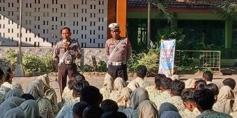 Satlantas Polres Madiun Kota Gelar Sosialisasi di SMAN 4