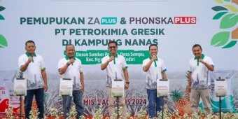 Petrokimia Gersik Luncurkan Program Kampung Makmur Komoditas Nanas di Kabupaten Kediri