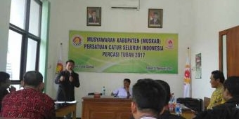 Ragil Setiyo Hariyanto Terpilih Ketua Percasi Tuban 2017-2021