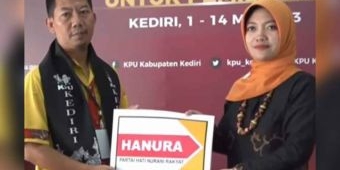 Hanura Jadi Partai Pertama yang Daftarkan Bacaleg ke KPU Kabupaten Kediri