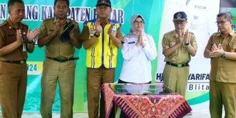 Permudah Mobilitas Warga, Pemkab Blitar Resmikan Akses Jalan Beton Antar-Desa Slorok-Karangrejo