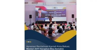 AHY Apresiasi Revitalisasi Kantah Kota Bekasi