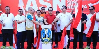 Buka Pekan Olahraga ASN Pemprov Jatim, Pj. Gubernur Adhy Pacu Semangat Kebersamaan