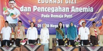 Cegah Anemia, Bunda Genre dan Wakil Bupati Kediri Berikan Edukasi Gizi ke Remaja Putri