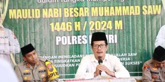 Peringati Maulid Nabi Muhammad, Polres Kediri Doa Bersama dan Santuni Anak Yatim