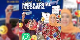 Pesan Khofifah di Hari Media Sosial Indonesia