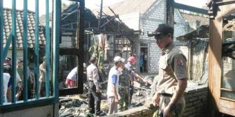 Gara-gara Masak Ditinggal Pergi, 4 Rumah di Bojonegoro Ludes Terbakar