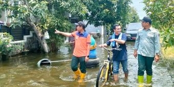 Tangani Banjir di Sidoarjo, BPBD Jatim Kerahkan Alat Berat