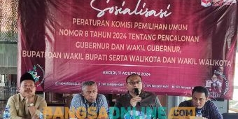 Songsong Tahapan Pencalonan, KPU Kabupaten Kediri Sosialisasikan PKPU 8/2024