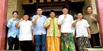 Ketua Gerindra dan Demokrat Sowan ke Ketua PCNU Gresik