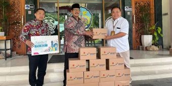 PHE WMO Serahkan 4.251 Paket Sembako ke Pemkab Bangkalan