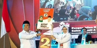 Dapat Nomor Urut 2 pada Pilbup Blitar, Begini Respon Mak Rini