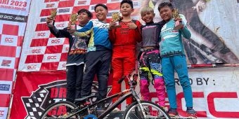 Kirim 20 Atlet, ISSI Kota Batu Borong Trofi di Kejuaraan BMX GCC Drop The Gate di Sleman Jogjakarta