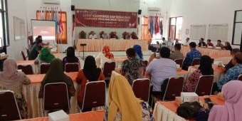 KPU Tuban Sosialisasikan Kampanye Pemilu 2024 ke Partai Politik
