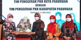 TP PKK Kota Pasuruan Studi Banding ke Kabupaten Pasuruan